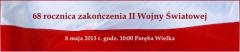 68 rocznica zakończenia II Wojny Światowej